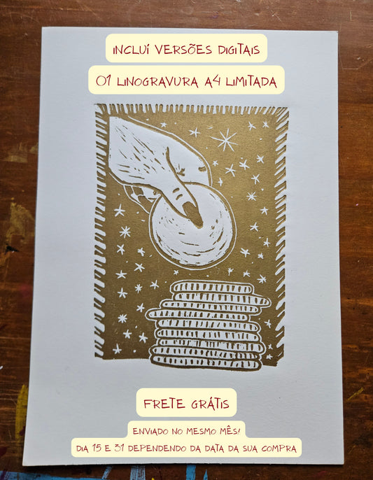 Gravura A4 - Raivosa Club Assinatura Mensal