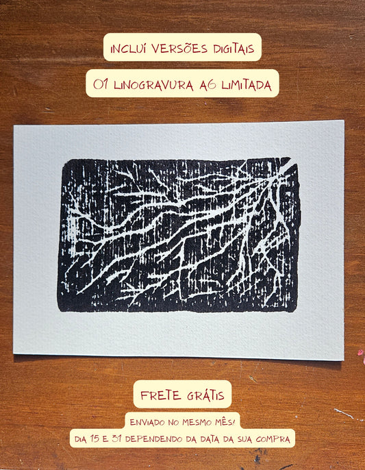 Gravura Cartão Postal A6 - Raivosa Club Assinatura Mensal