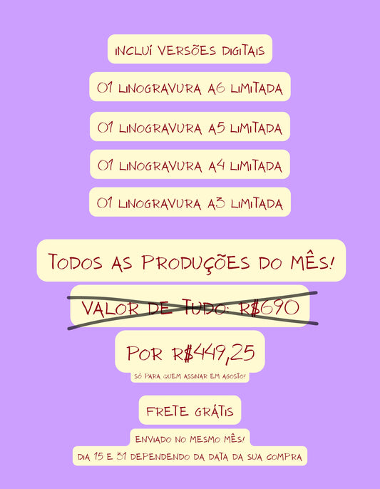 O Pacote Completo - Raivosa Club  Assinatura Mensal